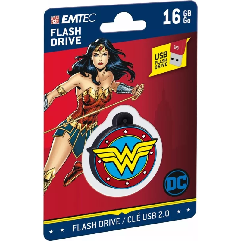 Pamięć USB EMTEC Wonder Woman Collector 16 GB USB Typ-A 2.0 Wielokolorowa