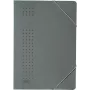 ELBA chic-elasticated folder cardboard, A4, Antracyt (33470 AZ) (33470 AZ)