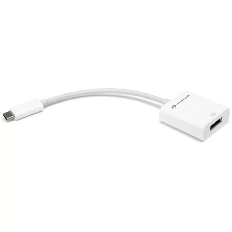 Adapater USB, wtyczka USB-C > gniazdo DisplayPort (Biały, 11 cm)