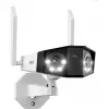 Reolink Duo Series W730 - 4K zewnętrzna kamera Wi-Fi, podwójny obiektyw, widok panoramiczny 180°, wykrywanie osób/pojazdów/zwierząt