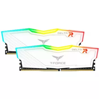 DIMM 16 GB DDR4-3200 (2x 8 GB) Dual-Kit, pamięć biała, TF4D416G3200HC16FDC01, Delta RGB, INTEL XMP