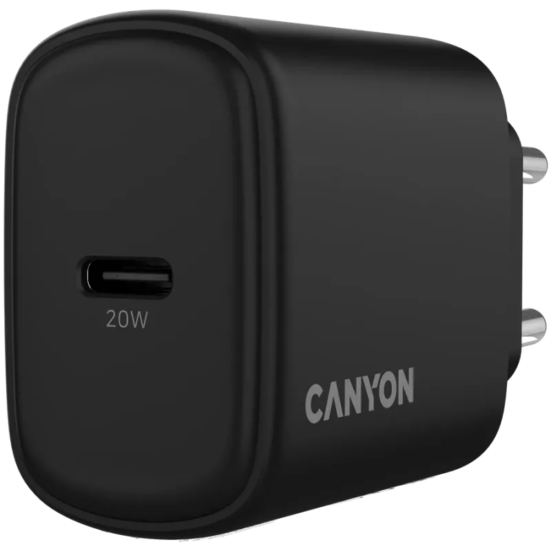 Ładowarka CANYON OnCharge 200 20W 1xPD EU Czarny