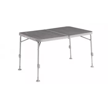 Stół turystyczny Outwell Coledale L — aluminiowa rama, blat z żywicy, 800×1200 mm, 8,4 kg, szary