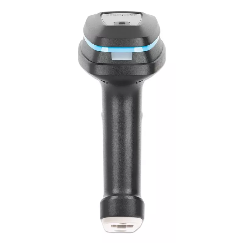 Manhattan 2D Long Range LED Barcode Scanner, USB, 450mm głębokość skanowania, maks. światło otoczenia 100 000 luksów (światło słoneczne), obsługuje symbologie - 1D (21 wersji) i 2D (10 wersji), kabel skanera RJ45 do USB 1,8 m (najpopularniejszy typ, czyli USB-A), czarny, 3 lata gwarancji