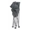 Krzesło turystyczne Outwell 470474 — składane krzesło 4-nożne, maksymalne obciążenie 150 kg, czarno-szare