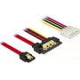 Kabel SATA DeLOCK 85230 0,3 m SATA 7-pin + Molex 4-pin