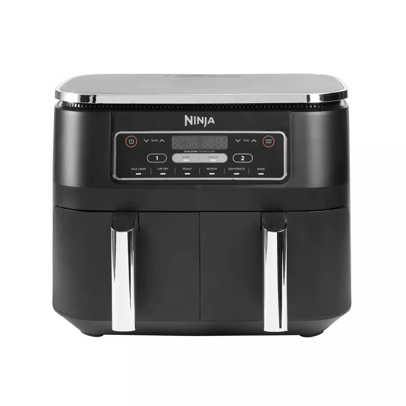 Ninja AF300 Podwójny 7,6 L Wolnostojący 1690 W Frytkownica beztłuszczowa Czarny