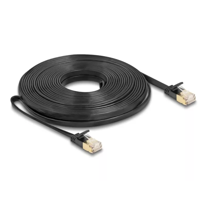 Kabel sieciowy DeLOCK RJ45 Cat.6A wtyk do wtyku U/FTP 10m czarny