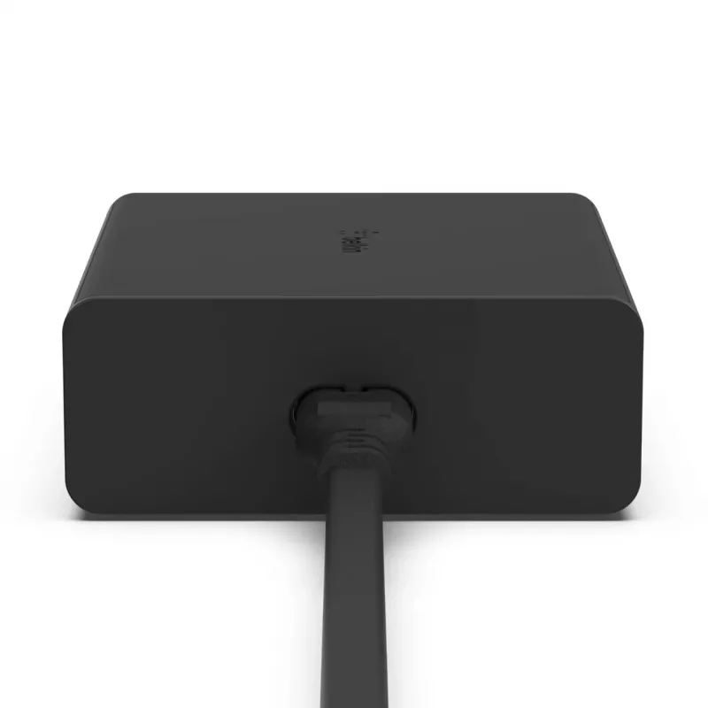 Ładowarka Belkin WCH010vfBK Wewnętrzna AC Szybkie ładowanie 2 USB Typu-C Czarna
