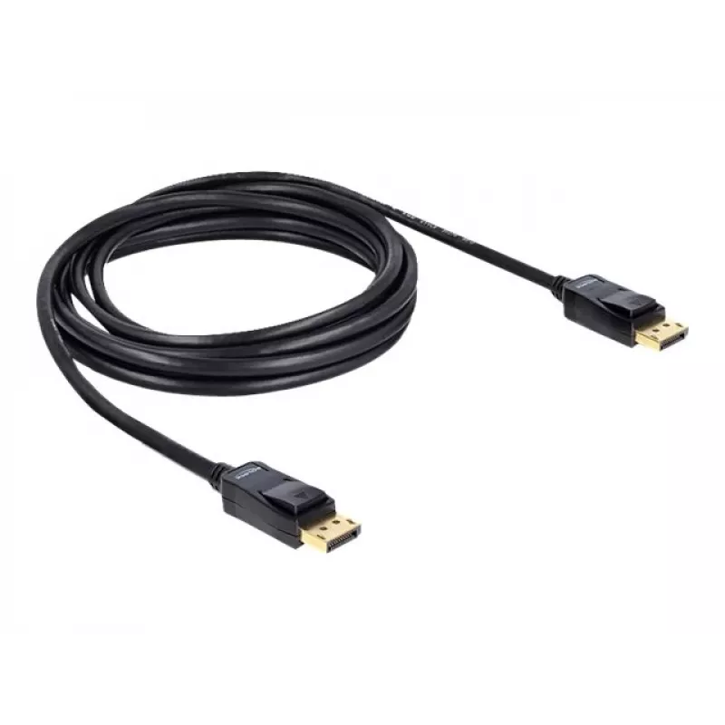 Kabel DisplayPort DeLOCK 82424 3 m męski-męski złoty czarny