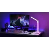Lampa stołowa Hawk HW-LAMP04 biała LED z regulacją, białe wykończenie, regulowana głowica i ramię