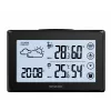 Stacja pogodowa SENCOR SWS 2850 — temperatura i wilgotność wewnątrz/na zewnątrz, 1 czujnik bezprzewodowy, 433,92 MHz, pamięć min/max