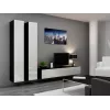 Cama zestaw mebli do salonu VIGO 4 czarny/biały połysk