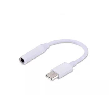 SAVIO USB Type 3.1 C (M) – adapter audio Jack 3.5mm (F) Biały AK-35