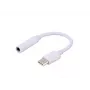 SAVIO USB Type 3.1 C (M) – adapter audio Jack 3.5mm (F) Biały AK-35
