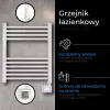 Elektryczny grzejnik łazienkowy LED | AD 7823 | Grzejnik | 400 W | Biały | IP24