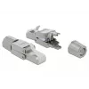 Złącze przewodowe DeLOCK 86476 RJ-45 szare