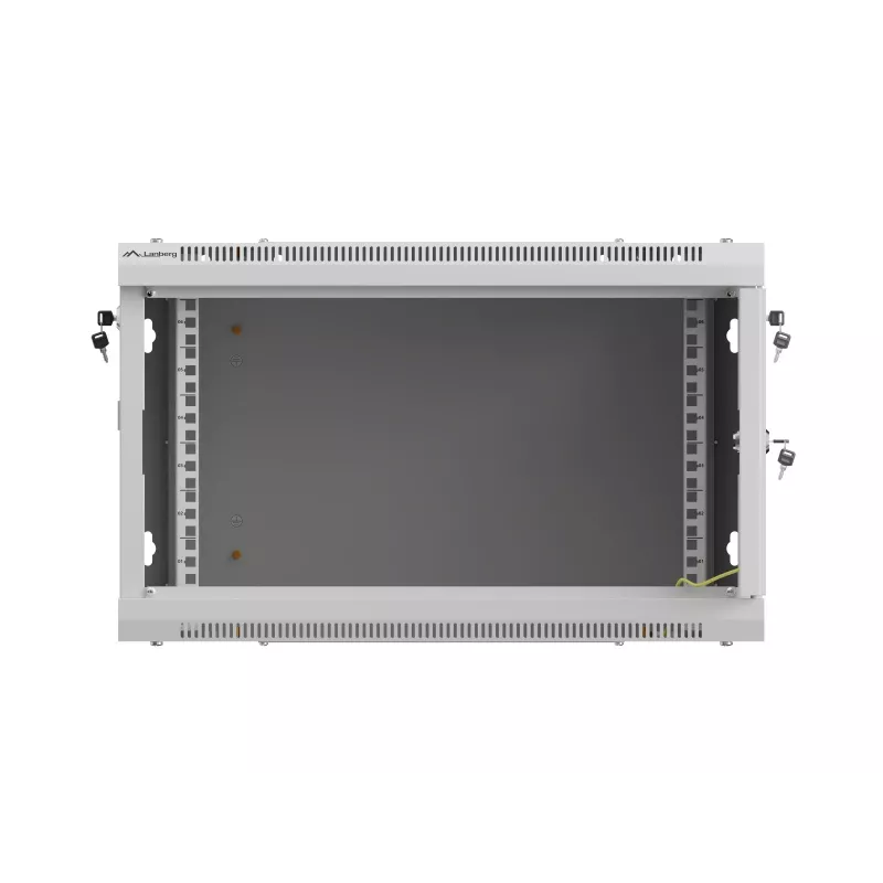 Szafa rack 19 inch 6U 600x600 szara perforowana