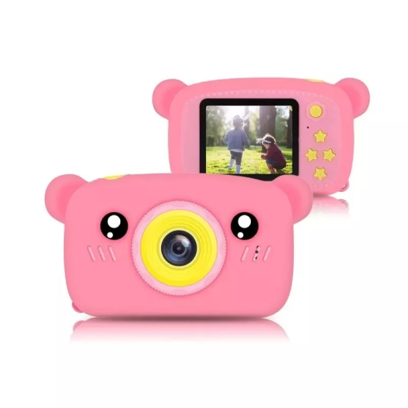 Cyfrowy aparat dla dzieci Extralink H25 PINK zalecany wiek od 3 lat