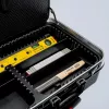 Zestaw narzędzi mechanicznych Knipex 00 21 06 — 68 narzędzi, zawiera szczypce igłowe i do pomp wodnych, czerwone/żółte narzędzia, czarna walizka (515×438×265 mm)