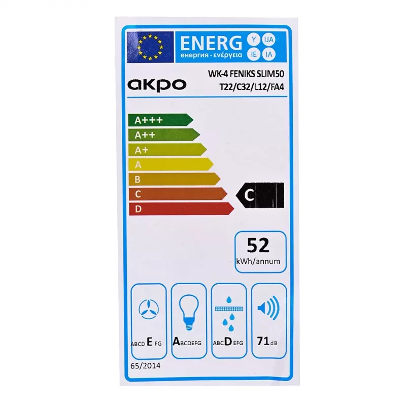 AKPO WK-4 FENIKS cienki 50 okap kuchenny ze stali nierdzewnej ECO