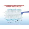 Beper Duster Kit C203PUL004 z 10 wkładami — zestaw ręcznej miotełki do kurzu, wymienne końcówki z mikrofibry