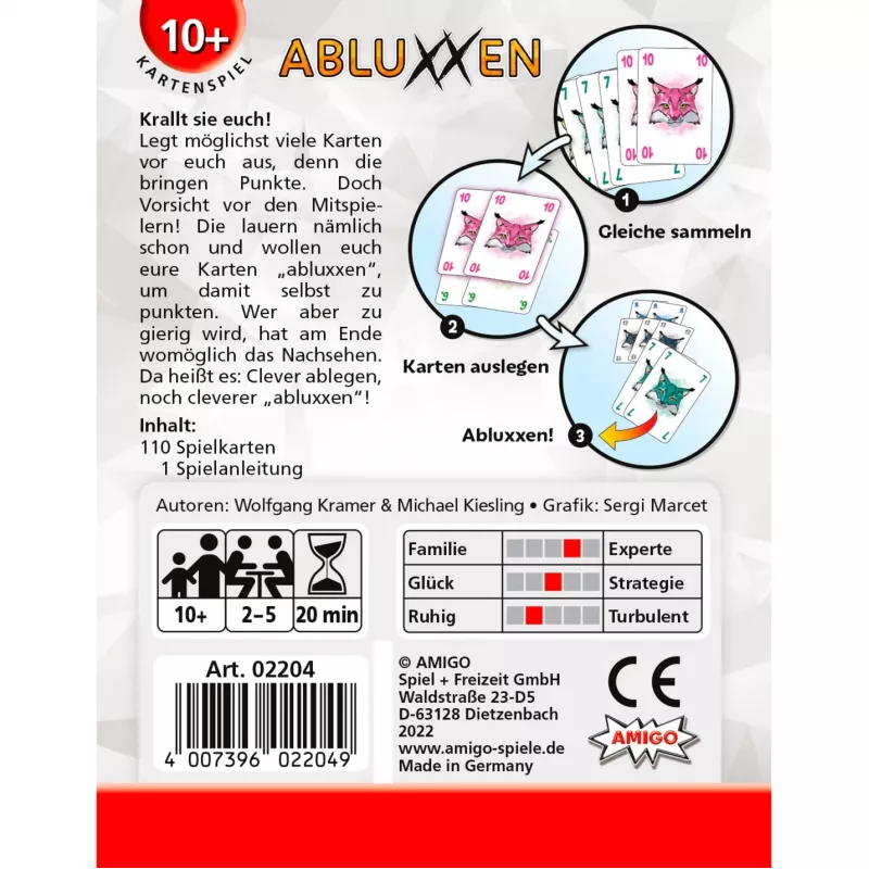Amigo 02204 gra planszowa Abluxxen 20 min.