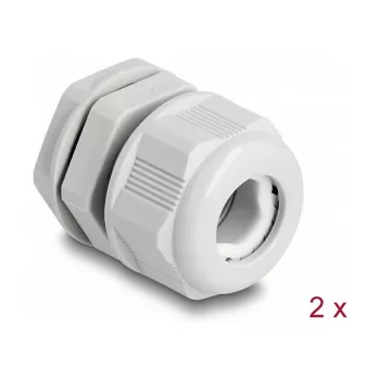 DeLOCK EX kabel Gland M20 szary 2 sztuki Poliamid