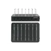 Manhattan Stacja ładowania, 6 portów USB-A, Wyjścia: 6x 2,4A, Smart IC, Wskaźniki LED, Czarna, Trzyletnia gwarancja