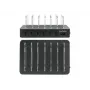 Manhattan Stacja ładowania, 6 portów USB-A, Wyjścia: 6x 2,4A, Smart IC, Wskaźniki LED, Czarna, Trzyletnia gwarancja