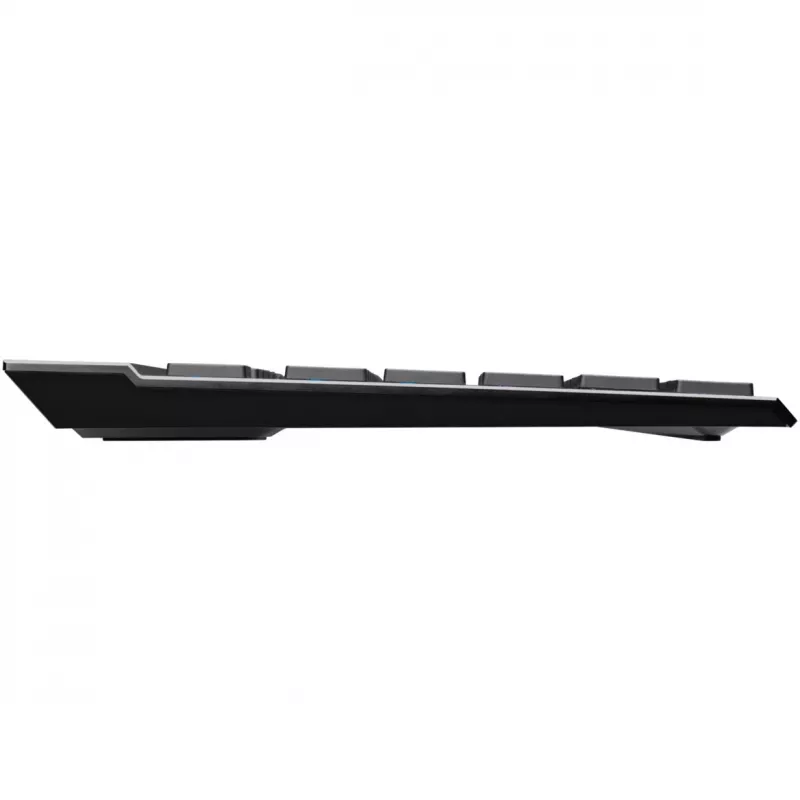 Klawiatura mechaniczna gamingowa Corsair K100 RGB AIR bezprzewodowa, ultracienka, Cherry ULP Tactile – czarna, DE