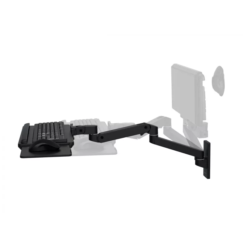 Uchwyt na klawiaturę Ergotron LX Pro Wall klawiatura Arm czarny Aluminium