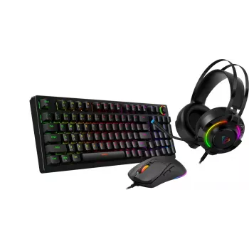 Zestaw gamingowy Yenkee YGS 03 ECLIPSE 3-in-1 (klawiatura, mysz, słuchawki)