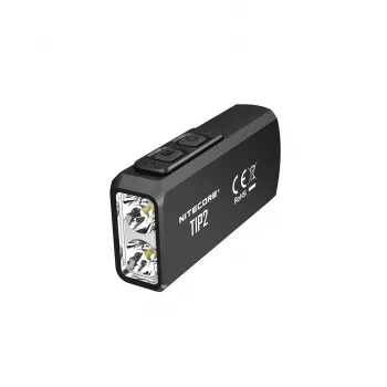 Latarka ręczna Nitecore TIP2 — 720 lm, litowo-jonowa, 55 h pracy, 38,3 g, czarna