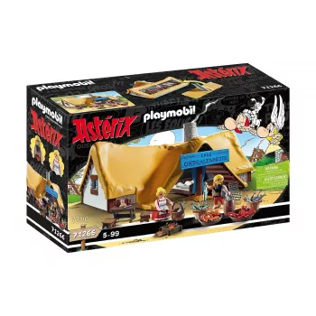 Playmobil 71266 Asterix: Chata Unhygienixa Unhygienix i jego żona Bakteria Kolekcja Figurki Asterix Kolekcjonerzy i Fani Zabawna Wyobraźnia Ro