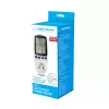 Miernik zużycia energii ESPERANZA ELA103 z wyświetlaczem LCD — 16 A, 3680 W, 230 V, 50–60 Hz