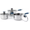 Zestaw garnków Russell Hobbs RH01178EU 3-częściowy, niebieski