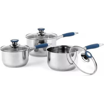 Zestaw garnków Russell Hobbs RH01178EU 3-częściowy, niebieski