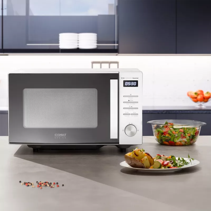 Kuchenka mikrofalowa Caso Ceramic Gourmet M 20 — 700 W, 20 l, wnętrze ceramiczne