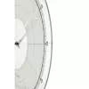 NeXtime klok 8125 Fancy Round, Ø43 cm, ścienna, biało-srebrna