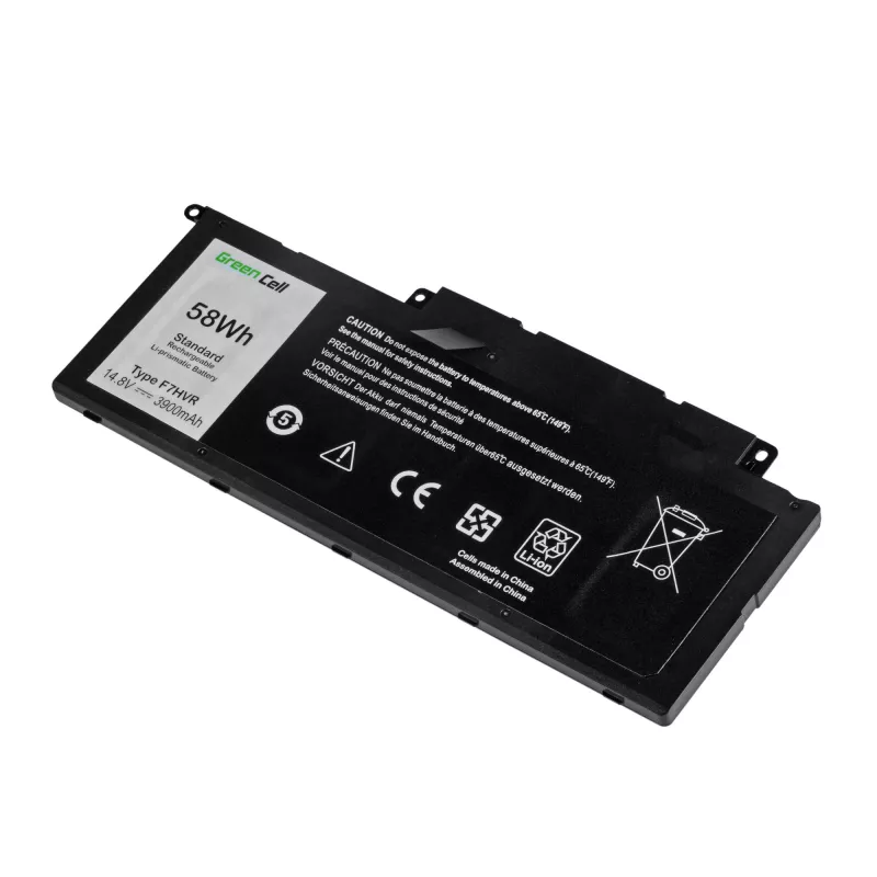 Bateria Dell 15 7537 F7HVR 14,4V 3,9Ah