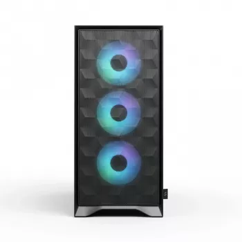 Obudowa PC Fractal Design Pop 2 Air Czarny TG RGB Midi Tower — ATX/Micro‑ATX/Mini‑ITX, 3x120mm przód, 1x120mm tył, zatoki 2,5 cala+3,5 cala