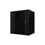 19-calowa szafa rack naścienna Pro 12U 600 x 450 x 645mm - Czarna