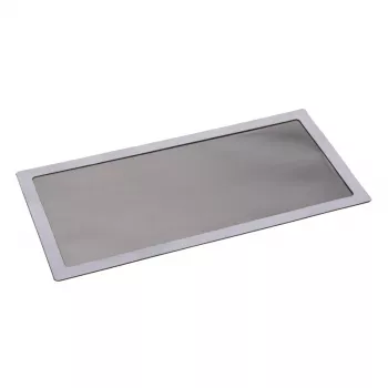 Filtr przeciwkurzowy DEMCiflex 0313 — wymiary 142×290 mm, czarno-szary