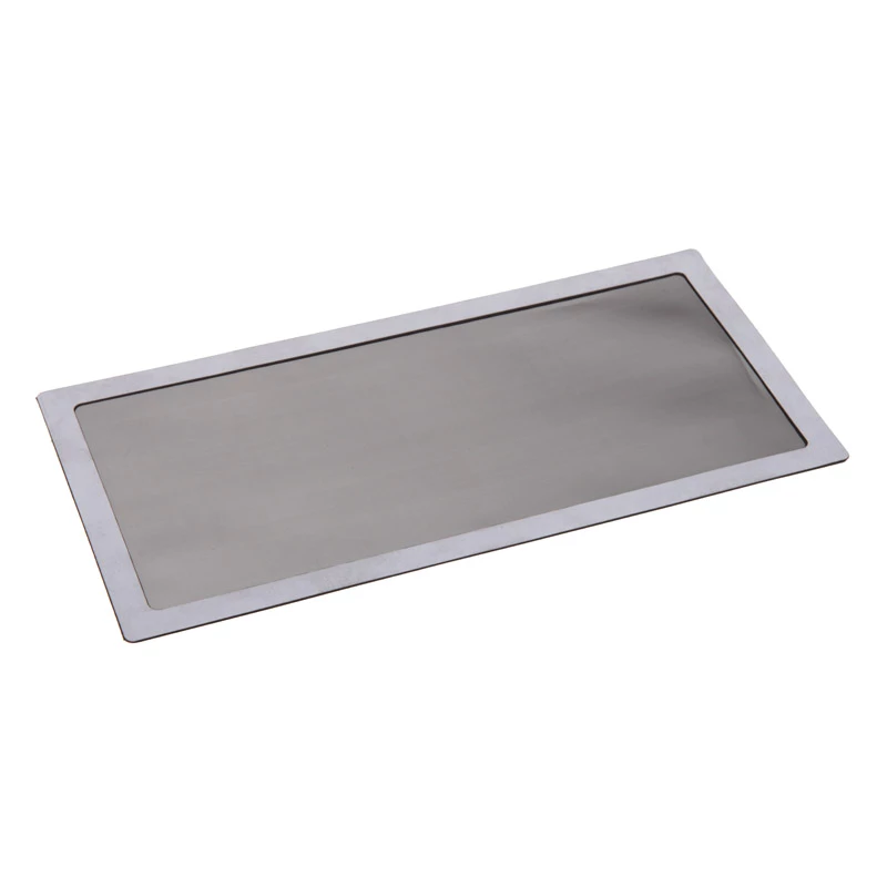 Filtr przeciwkurzowy DEMCiflex 0313 — wymiary 142×290 mm, czarno-szary