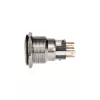 Przycisk Push button switch DimasTech PD211 22 mm Silverline Dot RGB — wandaloodporny panel sterowania