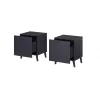 Nightstand cama meble NOVA 44×40×52 cm, 1 drawer, navy niebieski matt