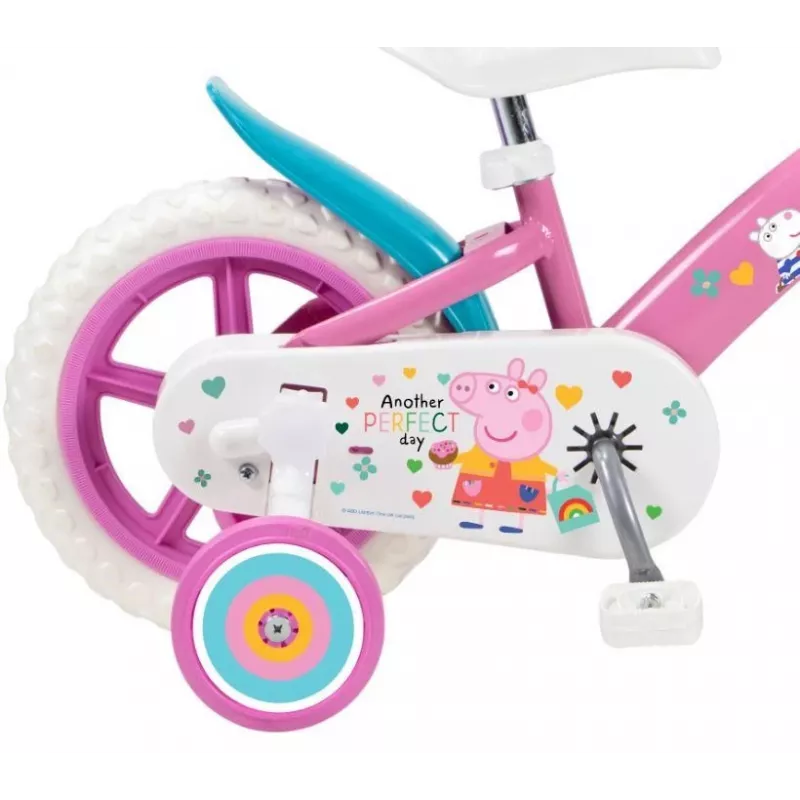 Rower dziecięcy Toimsa model 1195 Peppa Pig 12 cali różowy — 12-calowe koło, rower dziecięcy