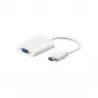 Wentronic Goobay Adapter HDMI™ na VGA, biały, 0,1 m - Wtyk HDMI™ > Gniazdo VGA, gniazdo stereo 3,5 mm (51758)