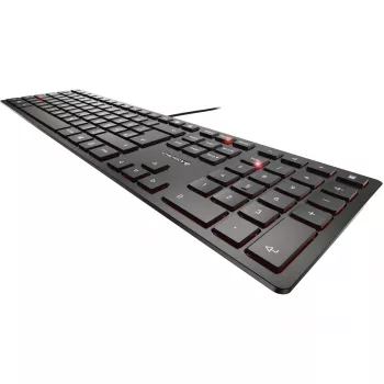CHERRY KC 6000 Slim klawiatura uniwersalna USB QWERTZ czarna